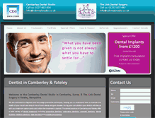 Tablet Screenshot of cdentalstudio.co.uk
